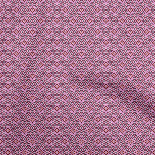 oneOone Rayon Purple Fabric Asian Ikat Sewing Craft Projects Fabric Prints By Yard 56 Inch Wide