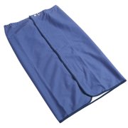 Diaper Skirt, Wearable Dark Blue Adult Diaper Skirt Adjust Waist Fully Open Design  for Elderly for Children M,L,XL