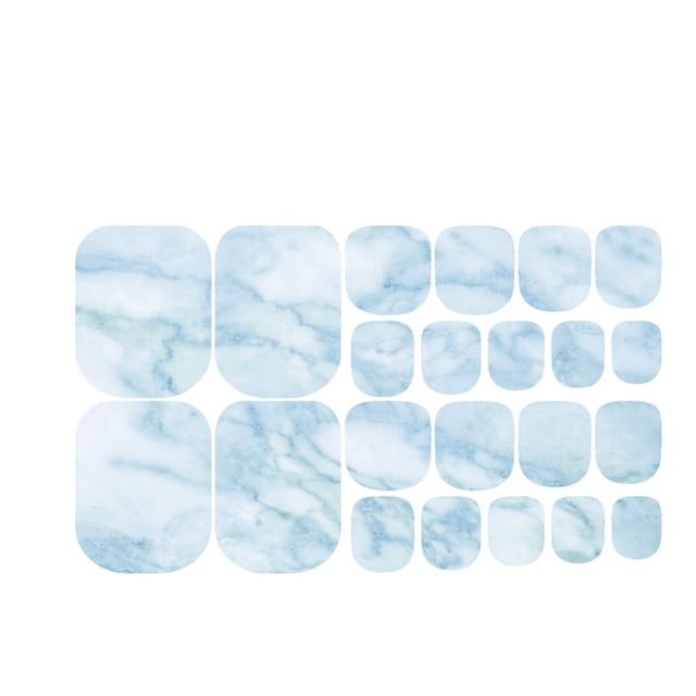 PVCS Waterproof Cute Toe Nail Stickers Summer Fashion Manicure Foot Stickers
