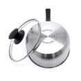 thumbnail image 2 of Starbasix Casserole en Acier Inoxydable de 2,3L (2,4Qt) avec couvercle, Acier inoxydable durable, Compatible avec l'induction, Va au four, Va au lave-vaisselle, Argenté, 2 of 3