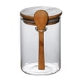 thumbnail image 2 of Dvkptbk Pot d'Assaisonnement Pot d'Assaisonnement en Verre Pot de Rangement Circulaire de Cuisine Pot à Sucre Pot d'Assaisonnement Alimentaire Pot de Rangement Pot à Thé avec Cuillère Pot Scellé Kitchen Essentials, 2 of 9