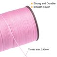 thumbnail image 4 of Unique Bargains Fil Ciré en Polyester Rose, 175 Verges, 4 of 5