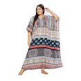 thumbnail image 2 of Caftans Longs pour Femmes Grande Taille Robe Caftan Robe de Soirée Fête Été Plage Robe d'Été Manches Kimono Longues Robes Décontractées en Ligne, 2 of 6