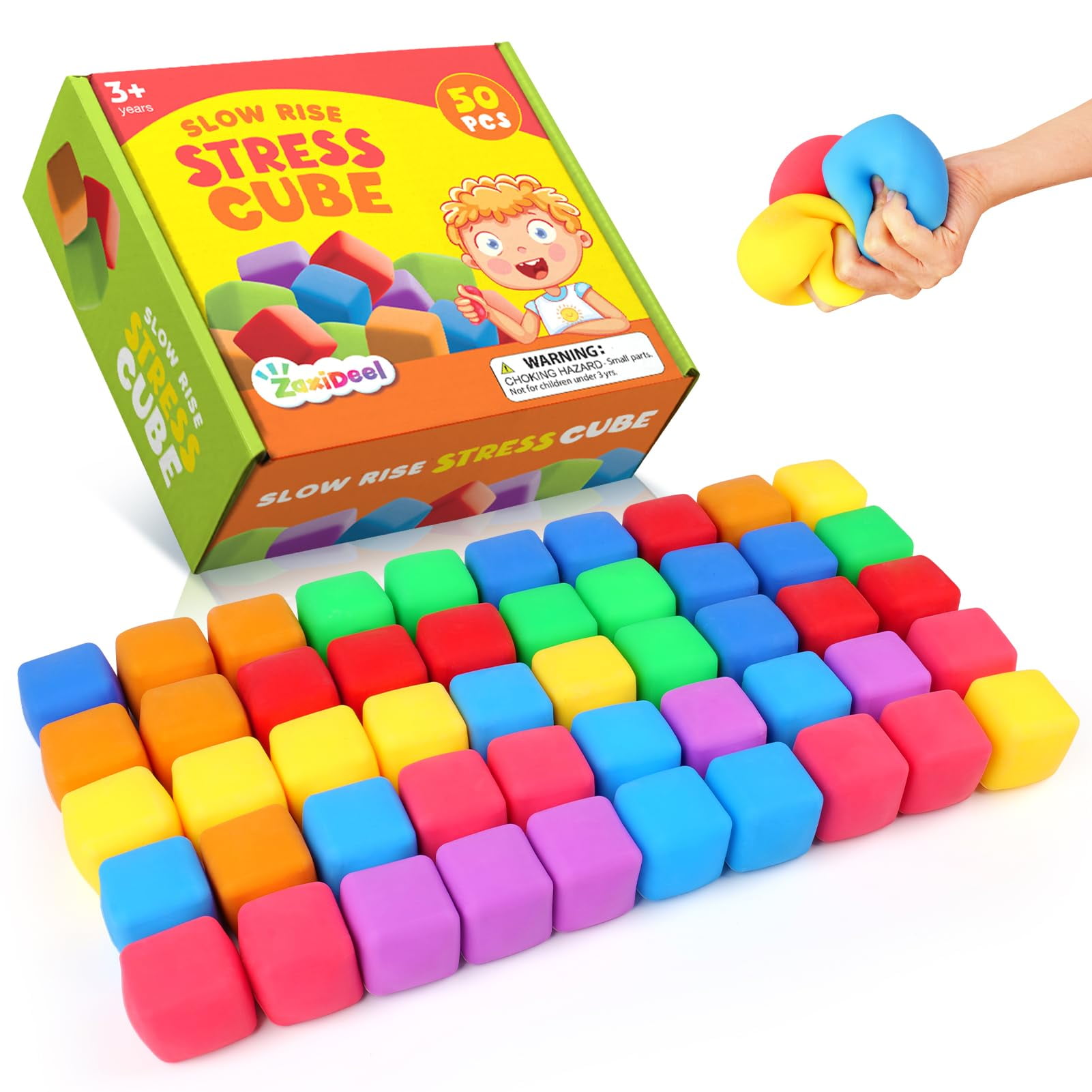 Fidget Cube – Lot De 10 Jouets Anti-stress – Pour Adulte, Enfant, école, Bureau, Voyage