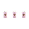 thumbnail image 4 of Wweixi Transparent Tea Jars For Storing And Displaying Favorite Tea Leaves Food Grade Metal Kitchen Storage Jars Jars Kitchen Pink coffee 3Set, 4 of 6