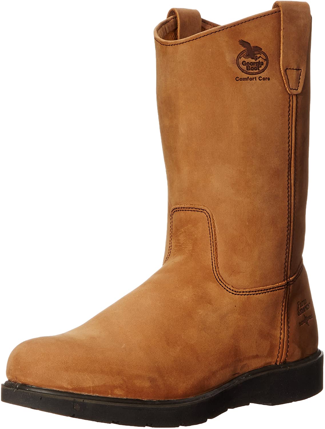 Georgia Men's G4432 Wellington-M Farm and Ranch, Mississippi Tan, 13 M US