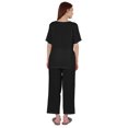 thumbnail image 4 of Inkmeso Ensemble de Pyjama à Manches Courtes pour Femmes, T-Shirt Henley et Ensemble de Vêtements de Nuit, 4 of 7