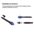 thumbnail image 4 of Glue Pen with LED Light Portable Plastic Aluminum School Portable Handheld Glue Wood Leather Adhesive Applicator Refillable Applying Tool DIY Crafting Pen, 4 of 8