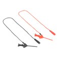 thumbnail image 4 of Test Clip,2Pcs Black Red Banana Test Lead Banana Plug Test Clip Exceptional Craftsmanship, 4 of 12
