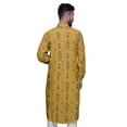 thumbnail image 4 of Atasi Kurta Traditionnel en Rayonne Imprimée à Col Mandarin pour Hommes Chemise Décontractée, 4 of 6