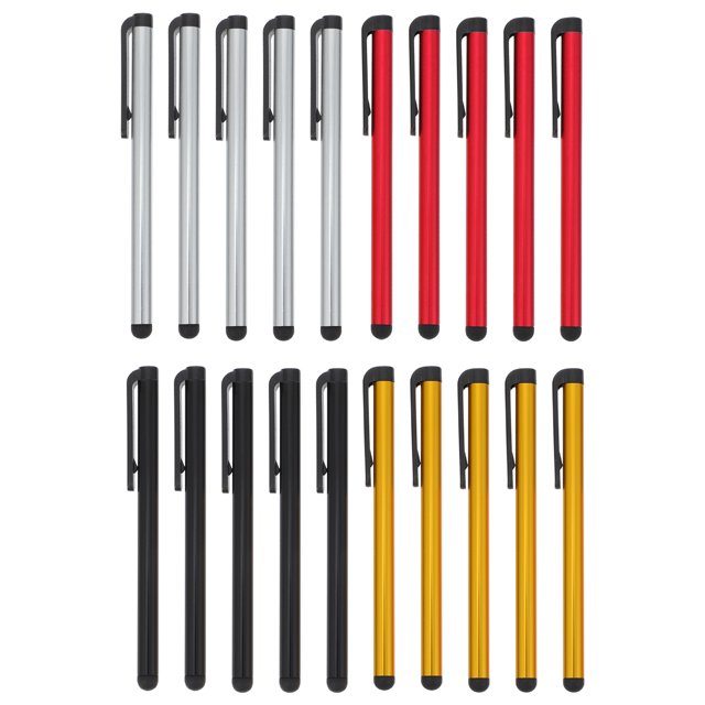 20 Pcs Stylet Sensibilité Stylet Stylet Capacitif pour Téléphone Tablette