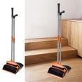 thumbnail image 1 of Suncoda Potable Broom, Brooms Indoor Standing Storage Magnetic Suction Type Snap Brooms and Dustpan Set with Scraping Teeth and Scraper Cleaning Suitable for Home, 1 of 7