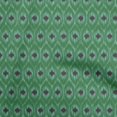 thumbnail image 1 of oneOone Georgette Viscose Green Fabric Ikat Craft Projects Decor Fabric Printed By The Yard 42 Inch Wide, 1 of 4