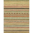 thumbnail image 1 of Ahgly Company Indoor Rectangle Abstract Chrome Gold Yellow Abstract Area Rugs, 5' x 7', 1 of 6