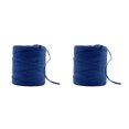 thumbnail image 2 of Baohd Fiber Sturdy And Durable Raffia Rope Yarn For DIY Crafts Natural Paper Ribbon Solid Crochet Yarn sapphire blue 2Set, 2 of 6