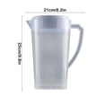 thumbnail image 4 of Dvruxg 3L Water Pitcher with Lid, Unbreakable Plastic Iced Tea Juice Lemonade Jug Kettle Container Leakproof Lid BPA Free Fridge Door Water Jug for Home Kitchen, 4 of 5