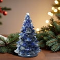 thumbnail image 1 of Arbre de Noël en Résine Décoration Mini Maison Ornements de Table de Noël, 1 of 6