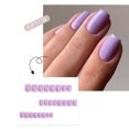 thumbnail image 3 of EGNMCR Faux Ongles Pressés - Ongles Courts Pressés - Faux Ongles Courts avec Colle pour Ongles Colle Réutilisable - Ongles 12 Tailles patch pour Ongles 2 ml, 3 of 3