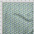thumbnail image 4 of oneOone Cotton Poplin Green Fabric Abstract Floral Dress Material Fabric Print Fabric By The Yard 56 Inch Wide, 4 of 4