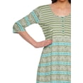 thumbnail image 3 of Moomaya Kurti Ligne A pour Femmes Kurti Longue Imprimée Robe Haut Indien pour Femmes, 3 of 5
