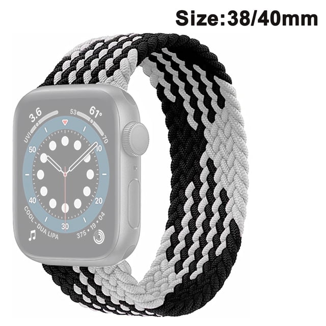 Nylon Bands Compatible with Apple Watch Band Stretchy Nylon Braided Elastic Sport Strap Compatible for iWatch Series