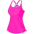 thumbnail image 2 of ORUYROP Haut de Tankini pour Femmes Seulement Hauts de Maillot de Bain Tankini Sans Bas, 2 of 6