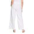 thumbnail image 3 of George Women's Linen-Blend Wide Leg Pant, 3 of 6