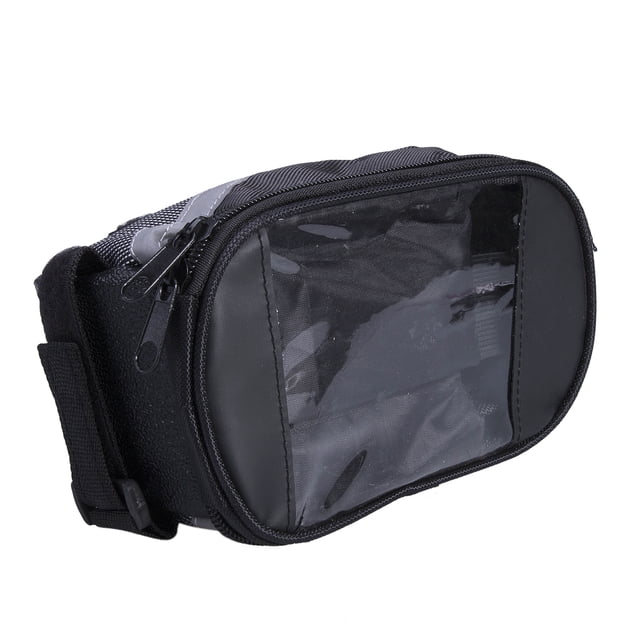 Kmbangi Sac avant Pliant pour Vélo, Sac de Rangement Imperméable pour l'Extérieur, Support pour Téléphone