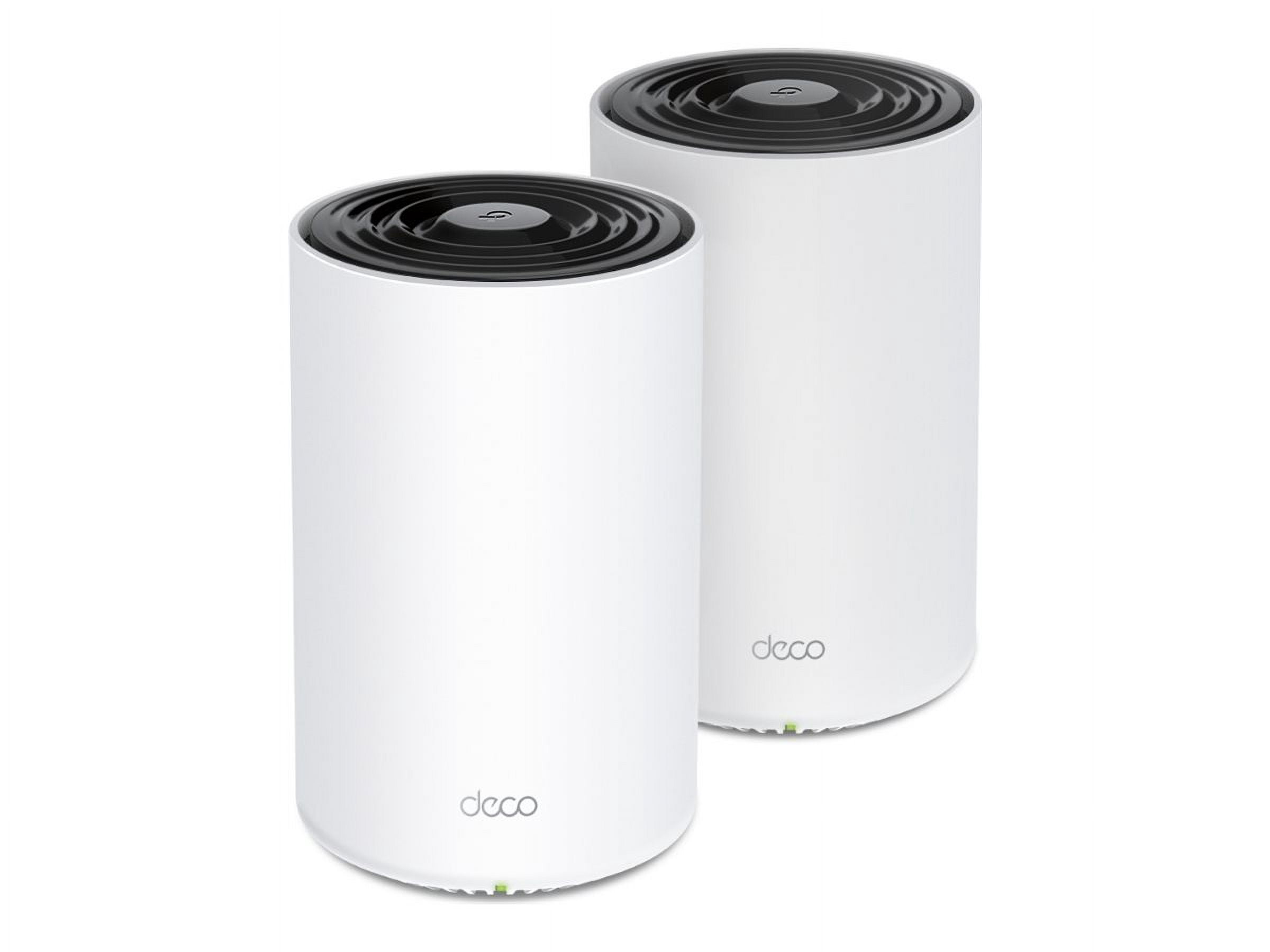 TP-Link Deco X80 V1 - Wireless router - (2 routers) - up to 5,500 sq.ft - mesh 2-port switch - 1GbE, 2.5GbE - WAN ports: 2 - Wi-Fi 6 - Dual Band