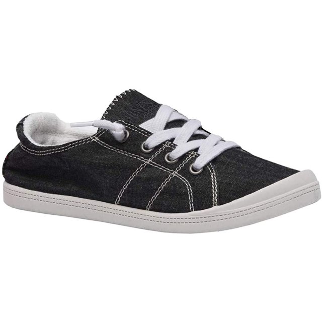 Dunes Sport Espadrilles en Toile pour Femmes Reesa, Noir, 6