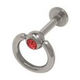 thumbnail image 1 of Frappe de Porte 14G Labret Monroe avec CZ Gem - 6 Couleurs Disponibles, 1 of 7