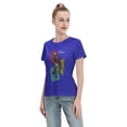 thumbnail image 4 of T-Shirt Basique à Manches Courtes pour Femmes Style de Rue Demon Slayer, 4 of 6