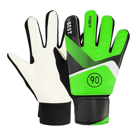 relayinert Gants de Gardien pour Enfants Gants de Soccer Antidérapants Gardien Respirants Gants de Soccer Bleus Verts 6