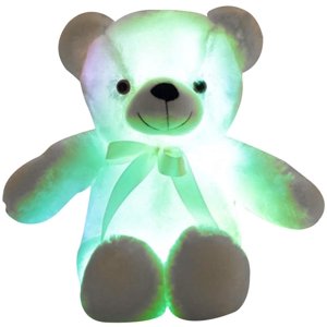 LED ours en peluche, peluche jouet, coloré, jouets lumineux pour enfants et adultes, cadeau d'anniversaire