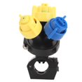 thumbnail image 3 of Three Nozzle Combination, Adjustable Aozzle For High Pressure Atomization 3 Heads Fan Shaped Agricultural Mist Nozzle Drip Proof Tractor Nozzle, 3 of 8