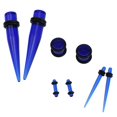 thumbnail image 2 of LHCER 8 Types Fashionable Acrylic Stretcher Ear Plug Taper Expander O-Ring Stretching Kit, Ear Stretching Kit,Ear Taper, 2 of 5
