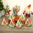 thumbnail image 1 of Luminous  Pendant with Lanyard Wood LED Light Decoration Christmas Cabin for Halloween, 1 of 9