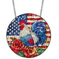 thumbnail image 4 of Independence Day Decorations Independence Day Celebration Acrylic Painted Window Decoration Hanging Decoration Wall Decoration Craft Hanging Decoration Home Decoration, 4 of 5