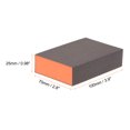 thumbnail image 2 of Unique Bargains 4pcs Sanding Sponge Blocks 2000-2500 Grits Block 100x70x25mm, Brown&Orange, 2 of 7