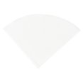 thumbnail image 4 of Fyearfly 100Pcs Coffee Filter Paper White Fan-Shaped Disposable Coffee Filter Paper Accessory for V60 Drip Coffee Filter, 5.5x3.9inch, 4 of 7