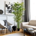 thumbnail image 2 of HOMCOM 6FT Artificial Bamboo Tree in Pot for Indoor, Green, 2 of 10