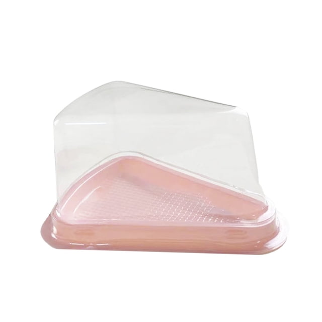 6-Inch Disposable Cheesecake/Tiramisu Container - Reusable Plastic Baking Box for Desserts/Catering (14x9x8cm)