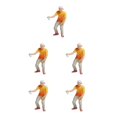 thumbnail image 3 of Wweixi 1/87 Diorama Graffiti Figure Characters Resin People Train Layout boy orange 5Set, 3 of 6