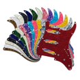 thumbnail image 2 of Plaque de Protection Colorée en Celluloïd à 11 Trous pour Guitares Strat SSS, 2 of 4