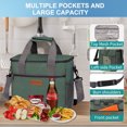thumbnail image 4 of Tignapoo Premium Insulated Lunch Bag with Adjustable Strap, Large Capacity Cooler for Outdoor, Picnic, Travel, and Work – Leakproof, Waterproof, and Durable Design, 4 of 7