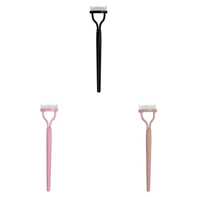 4/3/2/1 Pieces Eyelash Comb Eyelash Separator Tool Mascara Applicator Brushes Eyelash Definer with Comb Cover Arc Designed Cosmetic Brushes Tool for Combing Separating Lashes
