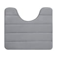 thumbnail image 2 of Dvkptbk Carpets Suits Memory Foam Bath Mat U Shape Toilet Mats Bathroom Rugs Soft Comfortable Water Quick Drying Absorption Non-Slip Thick Machine Washable Easier to Dry Dark Bathroom Accessories, 2 of 7