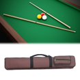 thumbnail image 2 of koolsoo Étui de Queue de Billard à 8 Trous Étui de Queue de Billard 1/2 Snooker Pochette de Queue de Billard Café, 2 of 9
