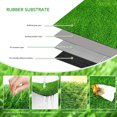 thumbnail image 4 of Dog Grass Pee Pad, Artificial Grass Rug Pad Soft Fake Grass  Breathable Washable Reusable Cuttable Puppy Pee Pad For Puppies Potty Training Indoor Outdoor, 4 of 8
