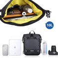 thumbnail image 3 of Motorcycle Tail Bag 10L Waterproof Motor Pannier Bag Motor Travel Luggage Motorbike Rear Rack Trunk Storage Bag Professional Motorcycle Accessories-Black, 3 of 5